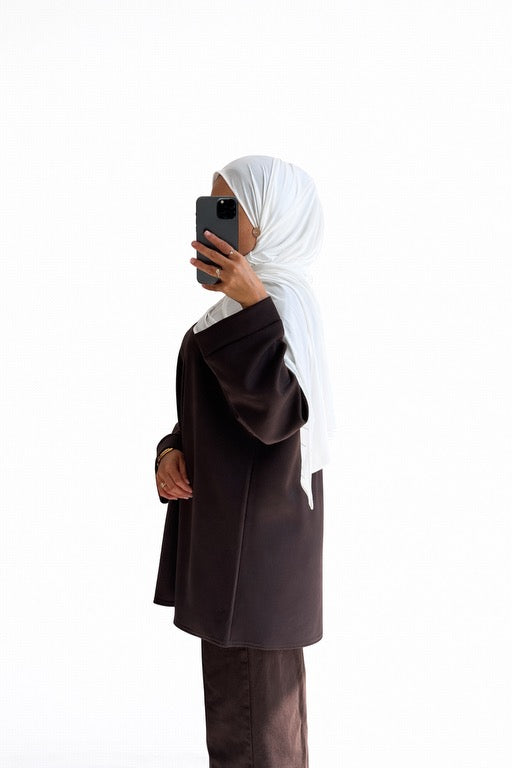 Haut Lavinna Manche Longue Marron