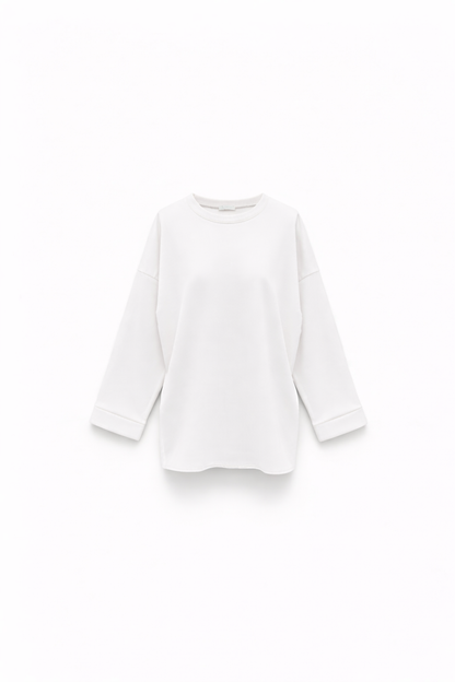 Haut Lavinna Manche Longue Blanc